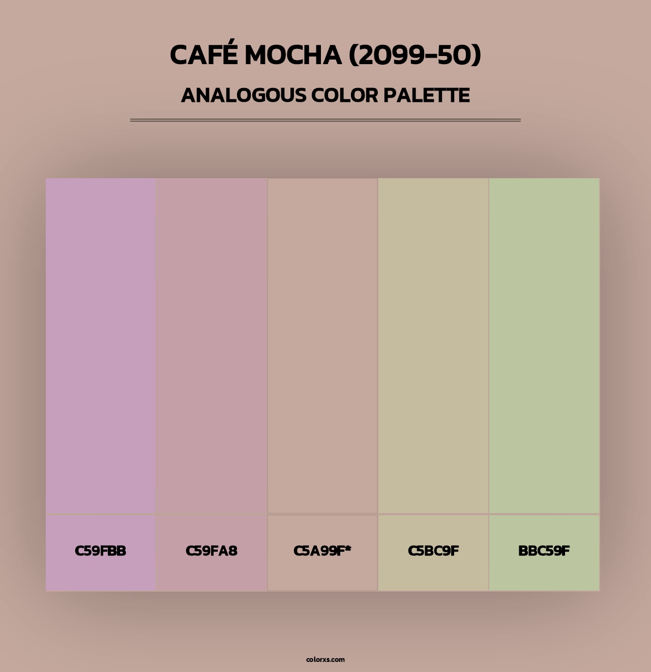 Café Mocha (2099-50) - Analogous Color Palette