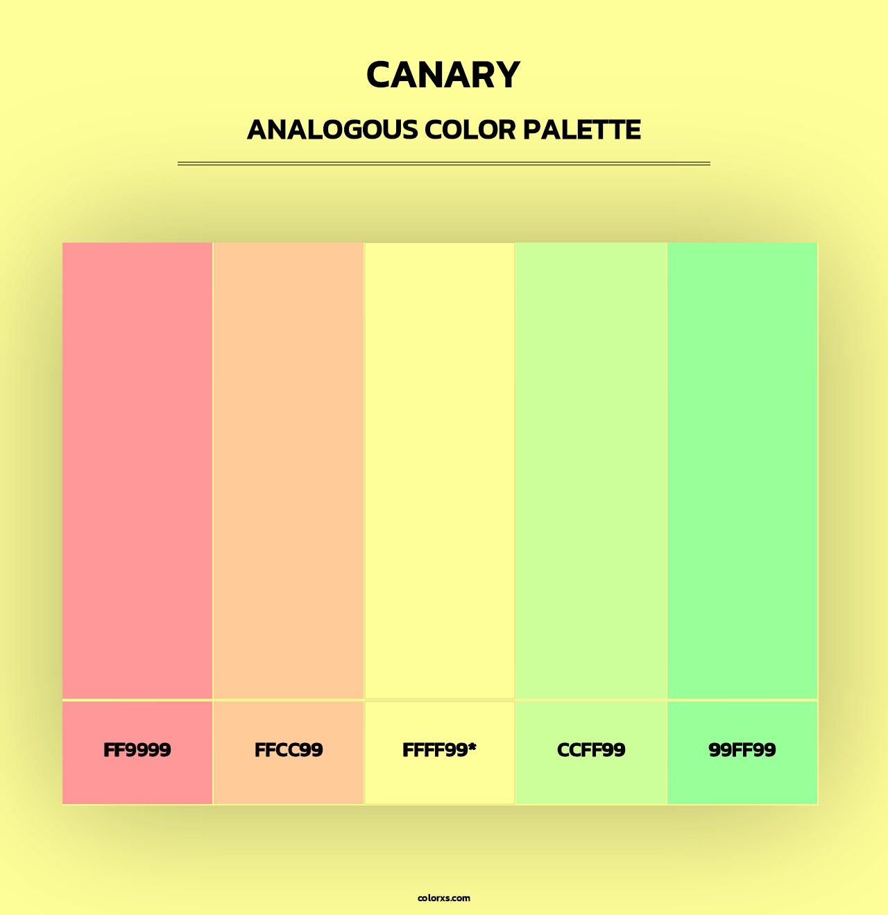 Canary - Analogous Color Palette