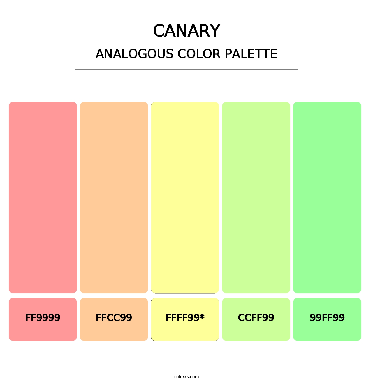 Canary - Analogous Color Palette