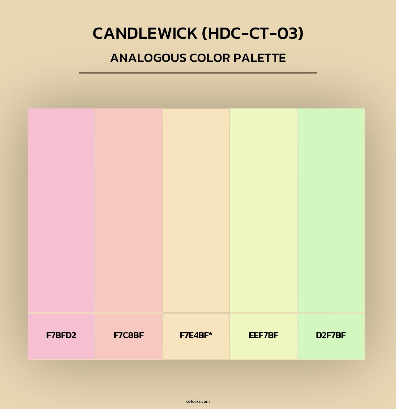 Candlewick (HDC-CT-03) - Analogous Color Palette