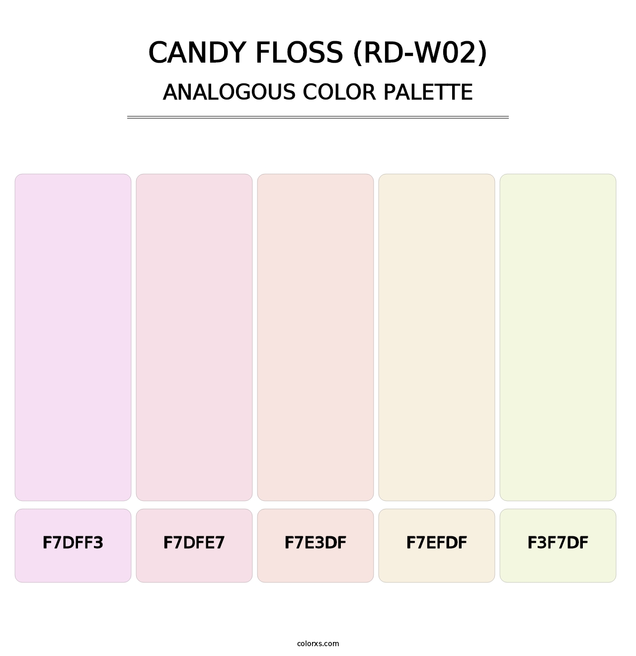 Candy Floss (RD-W02) - Analogous Color Palette