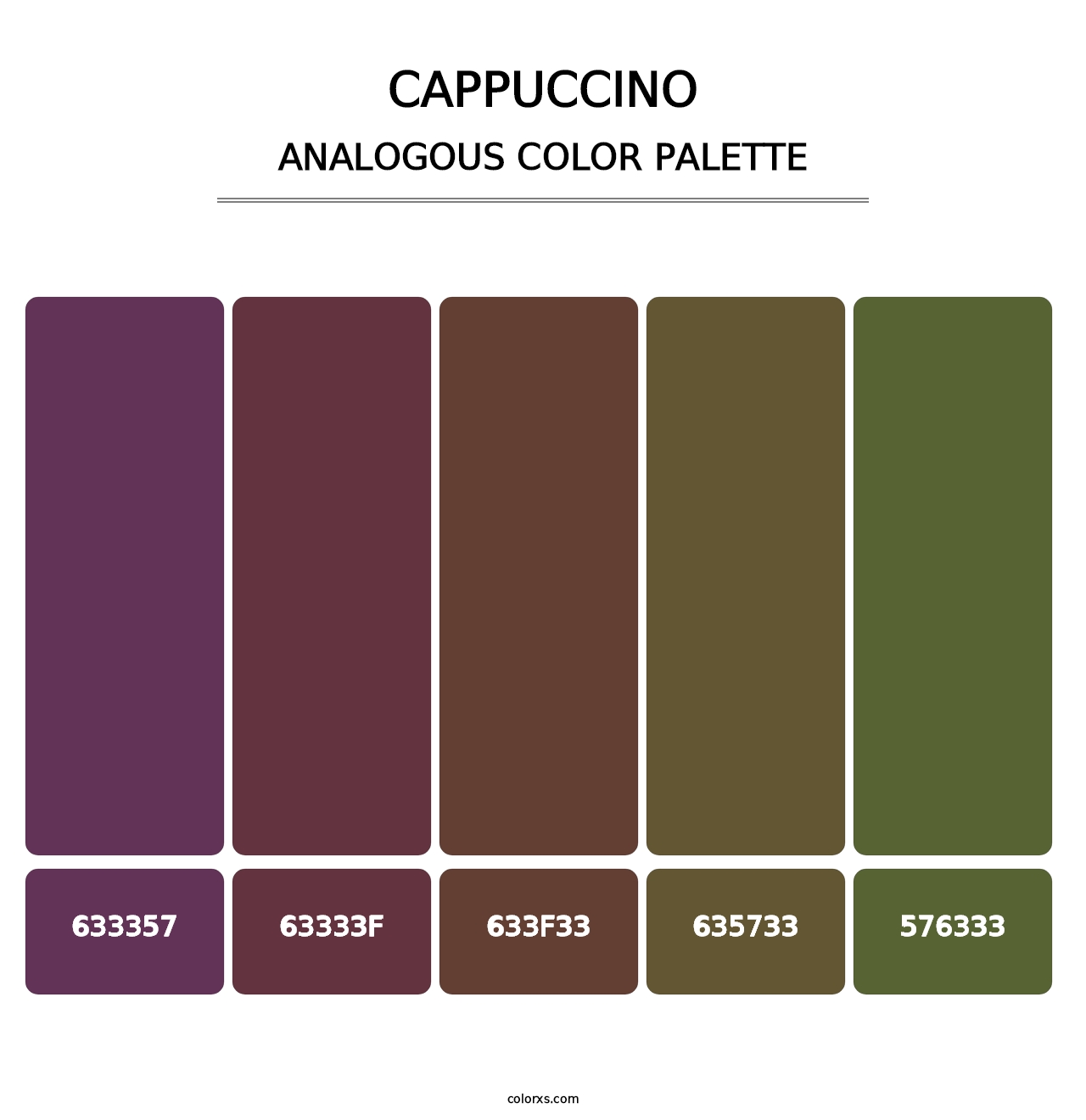 Cappuccino - Analogous Color Palette