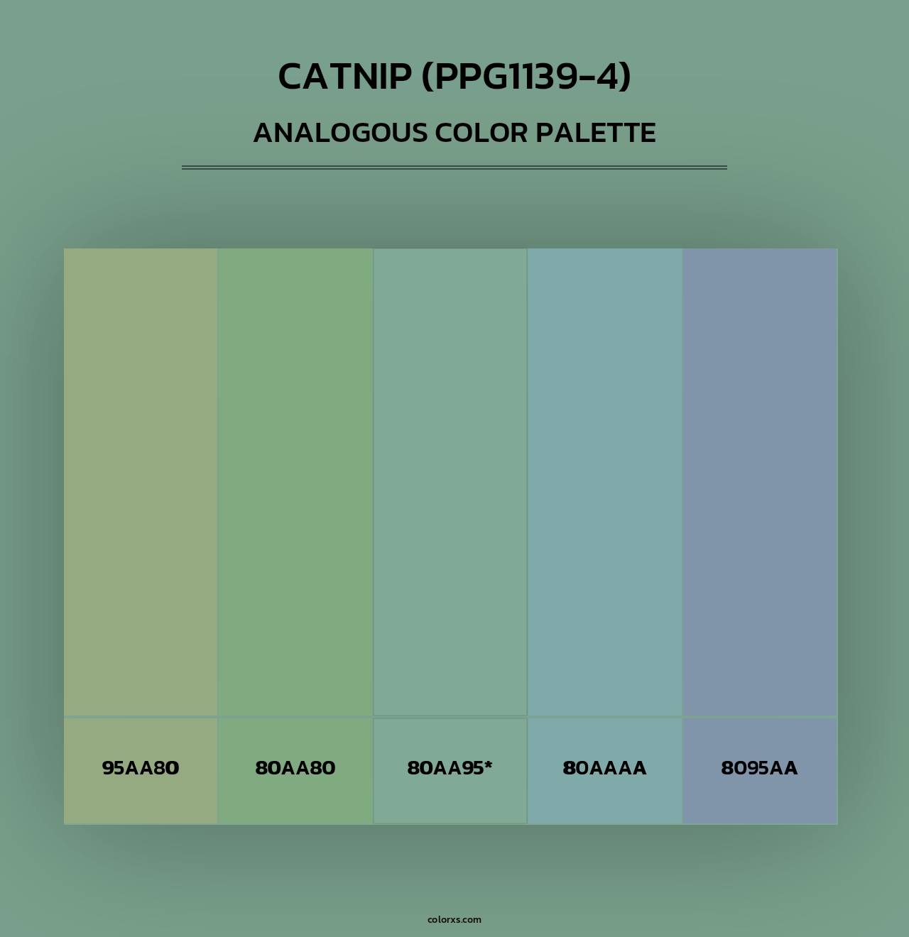 Catnip (PPG1139-4) - Analogous Color Palette