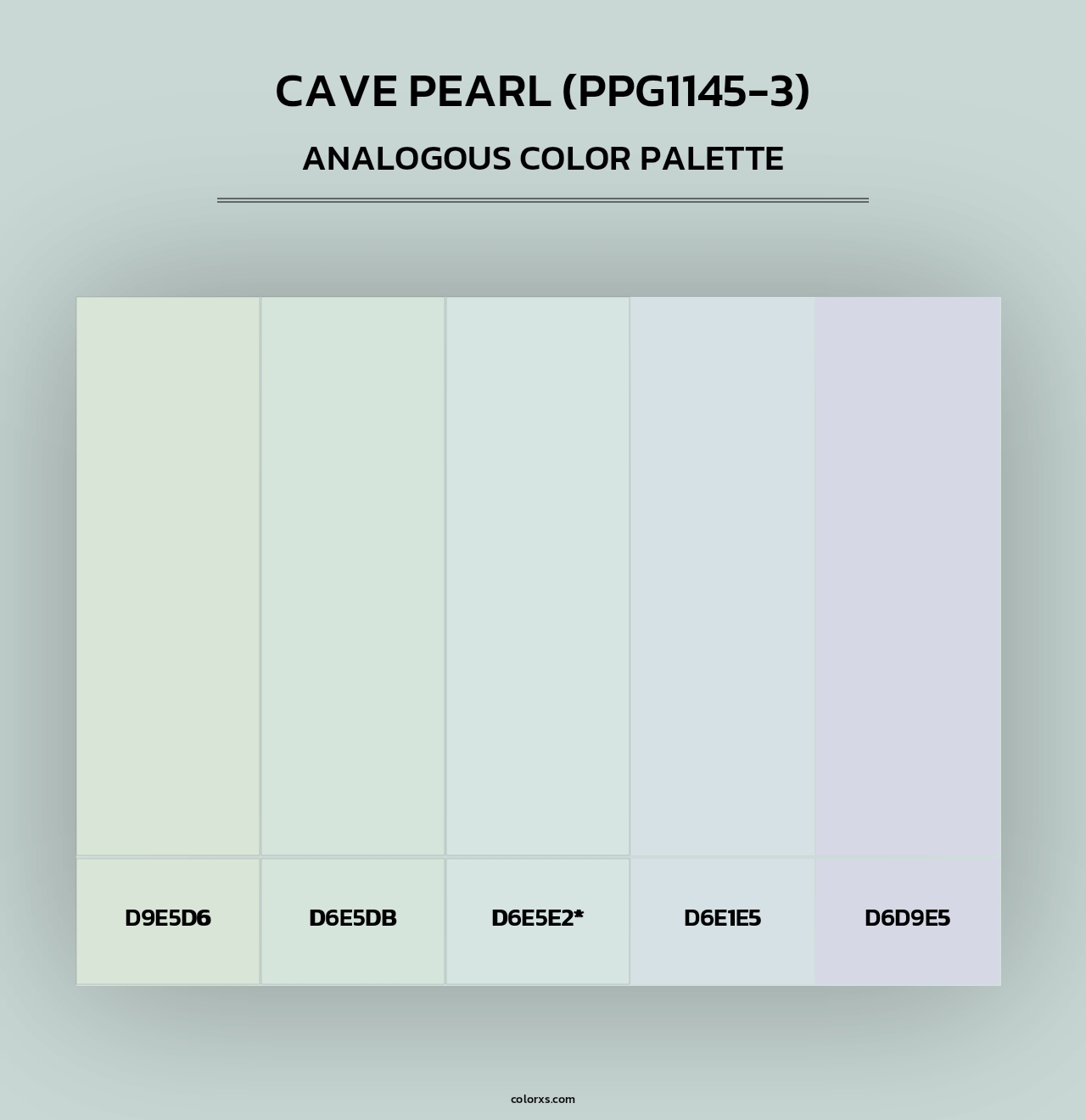 Cave Pearl (PPG1145-3) - Analogous Color Palette