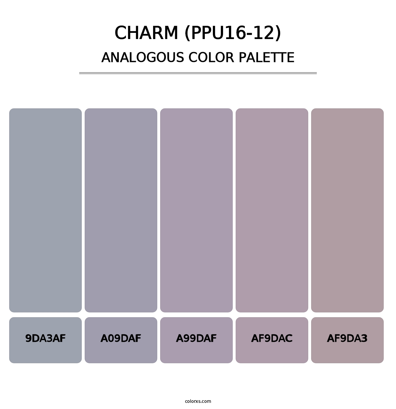 Charm (PPU16-12) - Analogous Color Palette