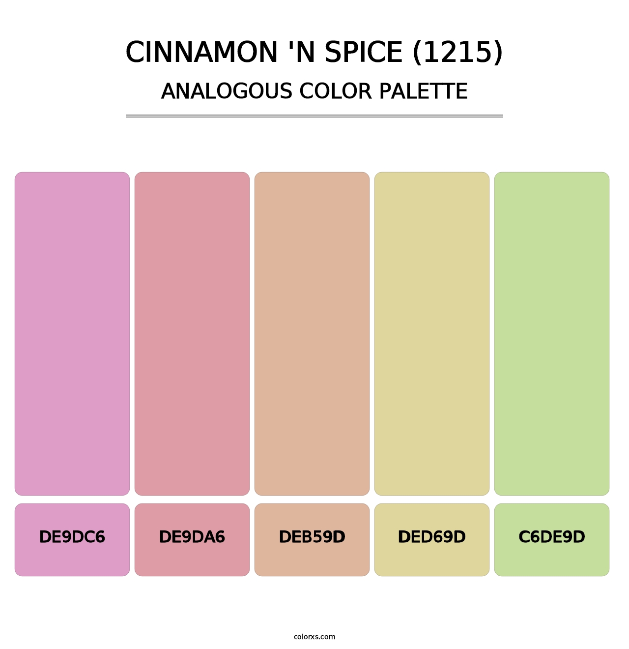 Cinnamon 'n Spice (1215) - Analogous Color Palette