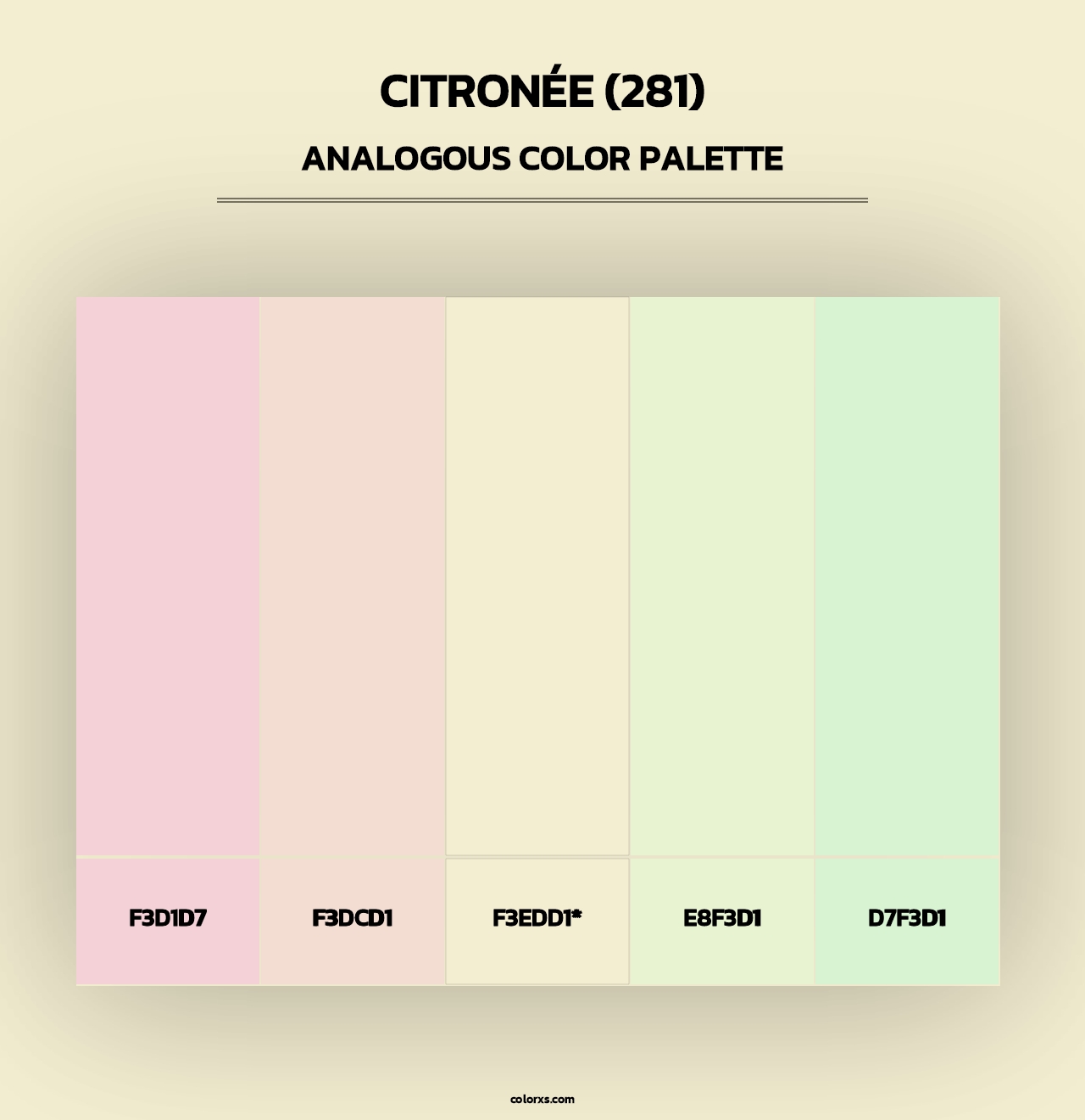 Citronée (281) - Analogous Color Palette