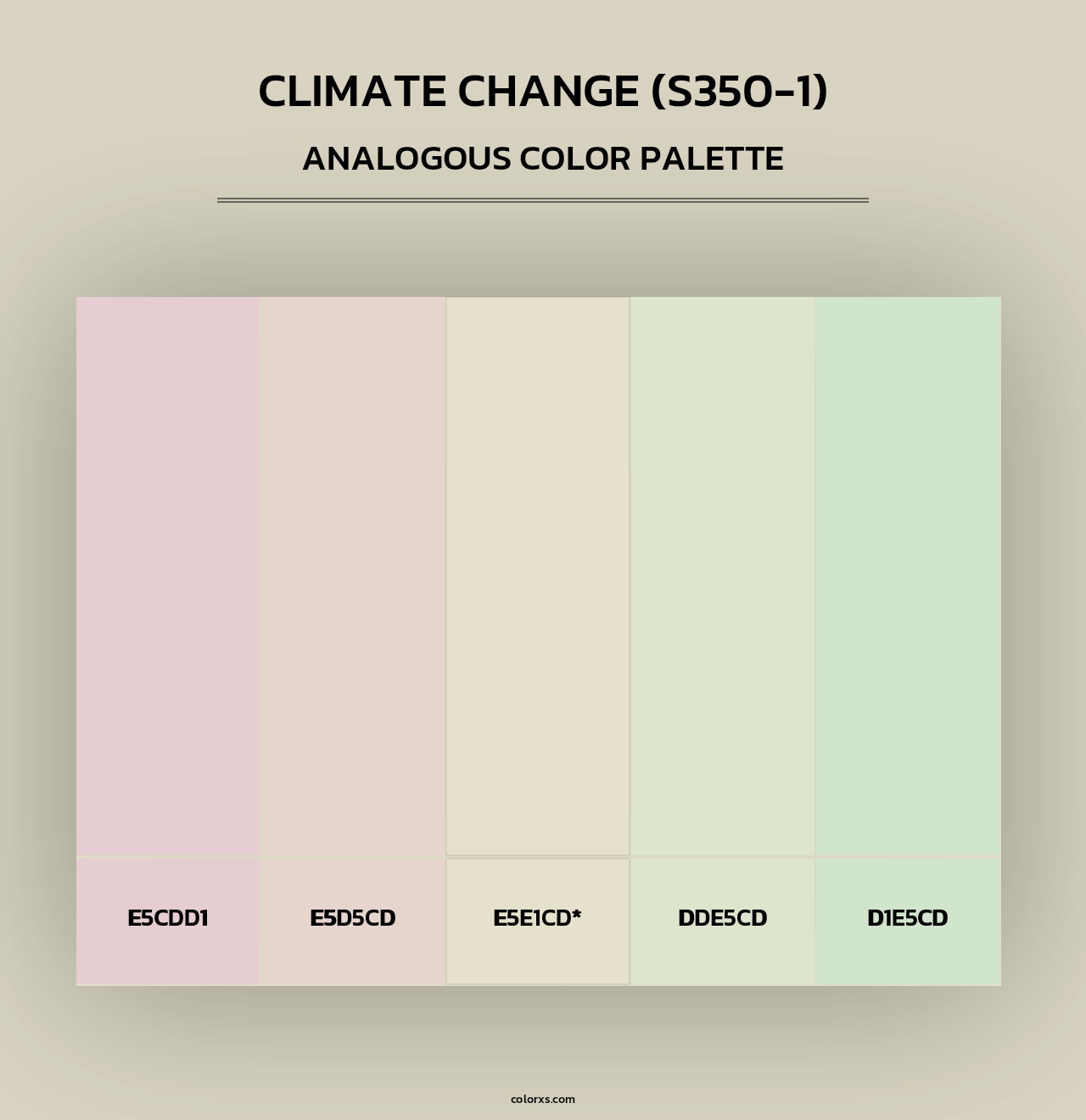 Climate Change (S350-1) - Analogous Color Palette