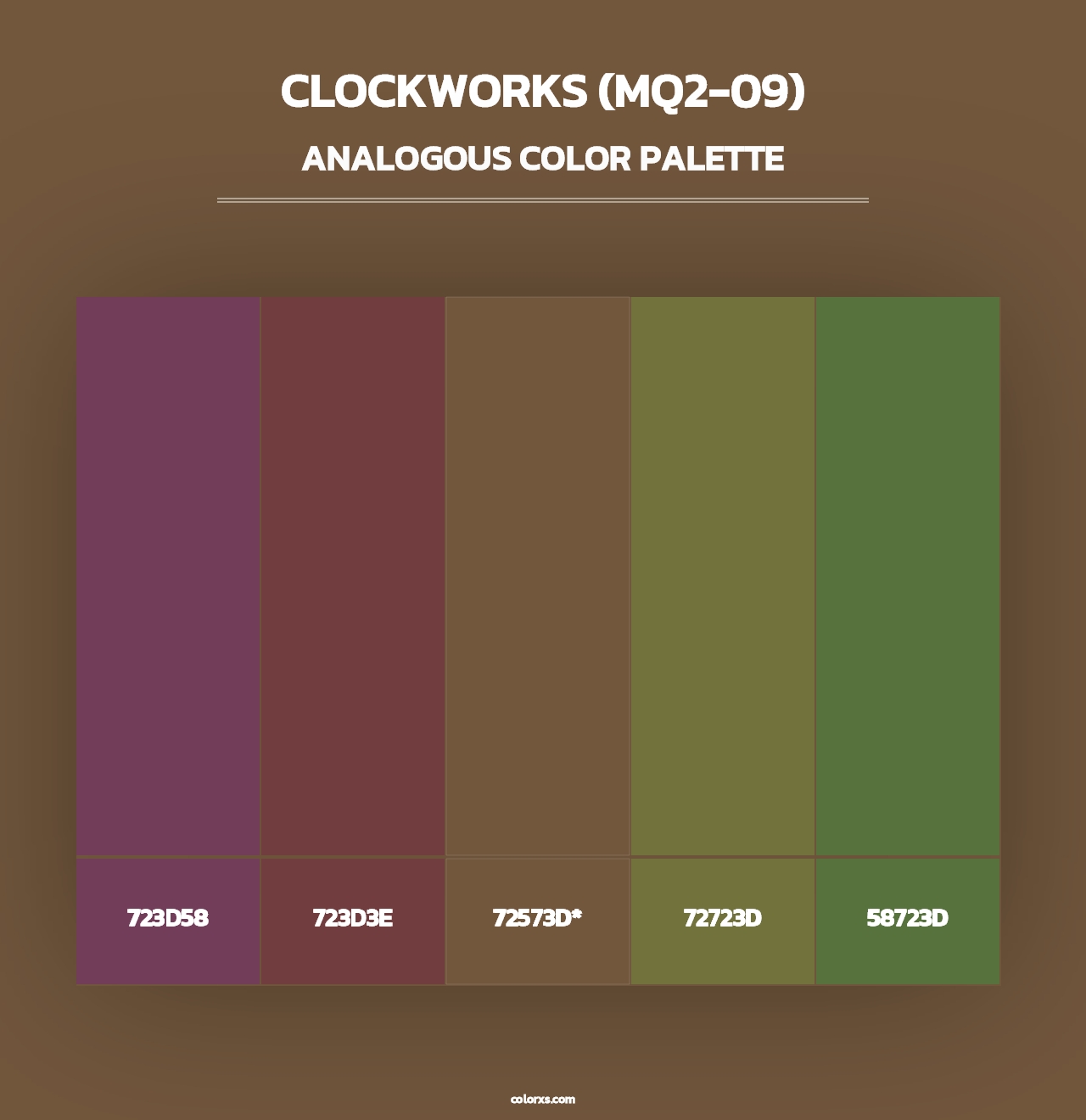 Clockworks (MQ2-09) - Analogous Color Palette