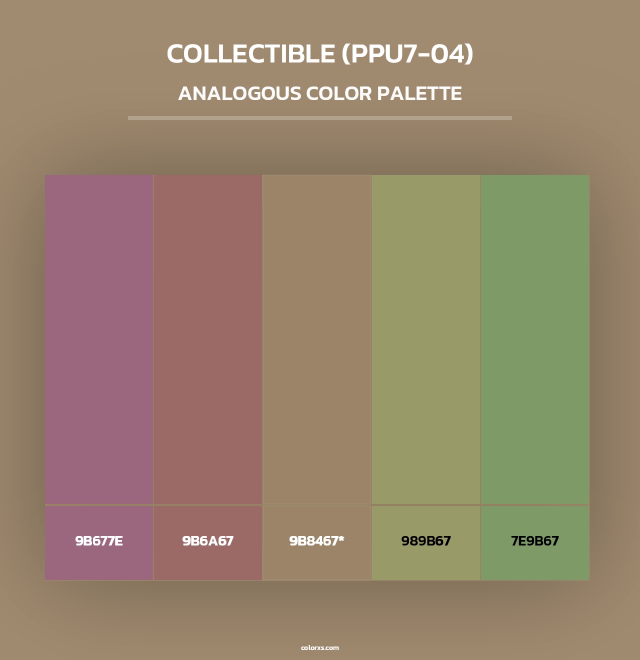 Collectible (PPU7-04) - Analogous Color Palette