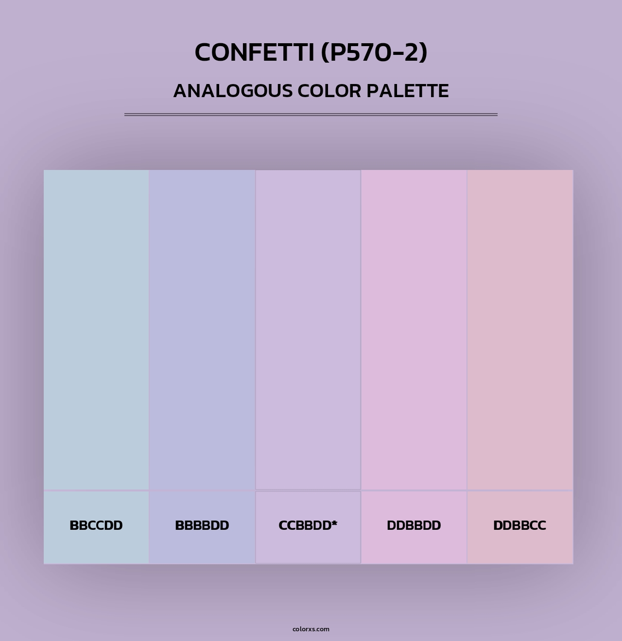 Confetti (P570-2) - Analogous Color Palette
