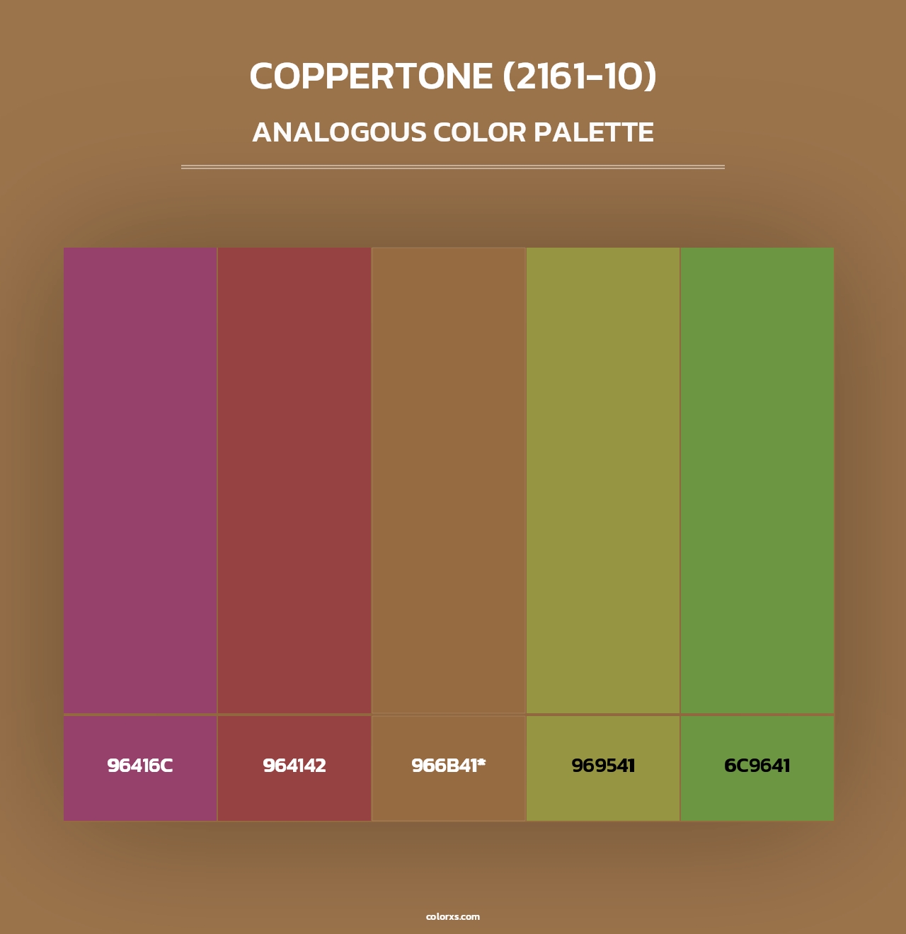 Coppertone (2161-10) - Analogous Color Palette