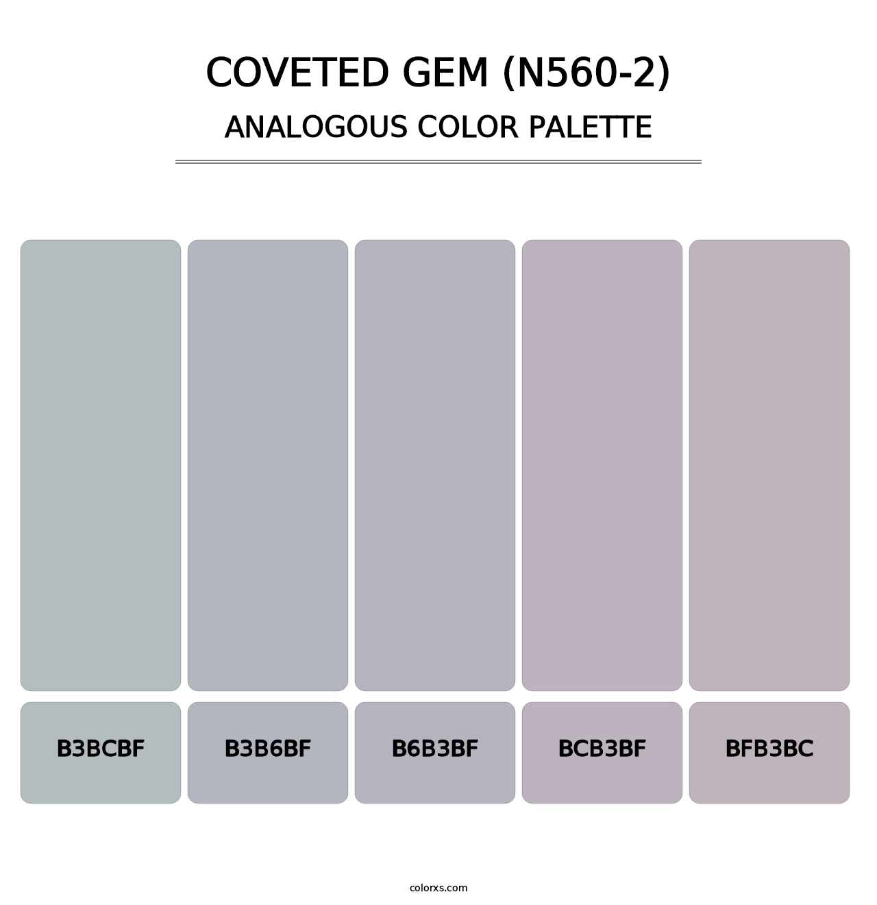 Coveted Gem (N560-2) - Analogous Color Palette