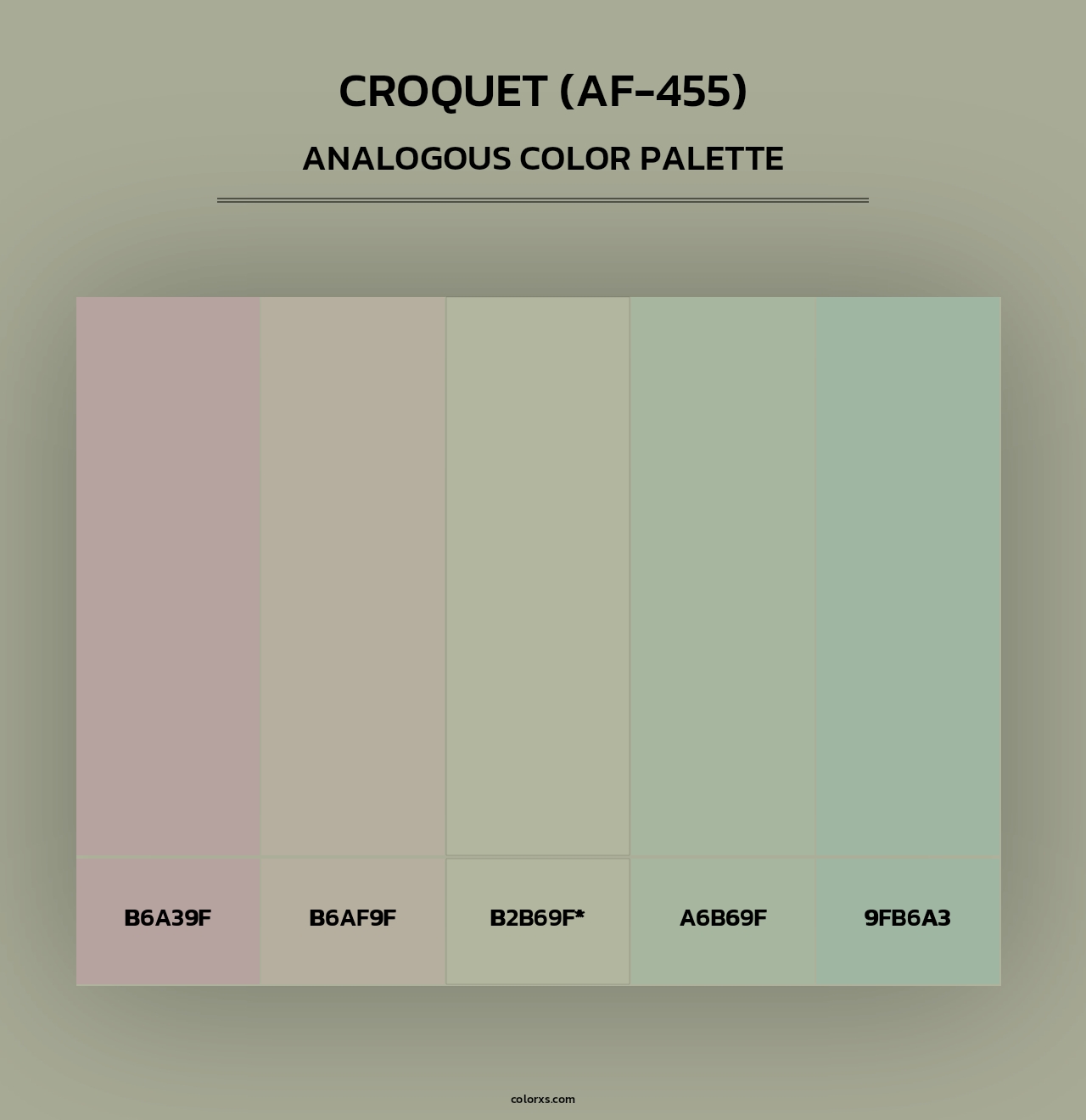 Croquet (AF-455) - Analogous Color Palette
