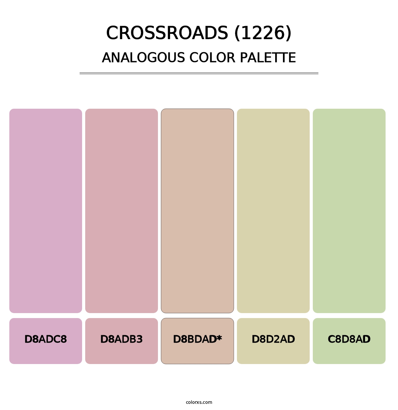 Crossroads (1226) - Analogous Color Palette