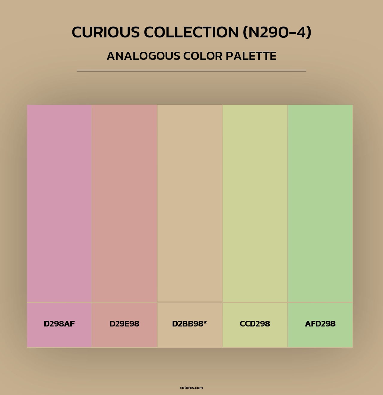 Curious Collection (N290-4) - Analogous Color Palette