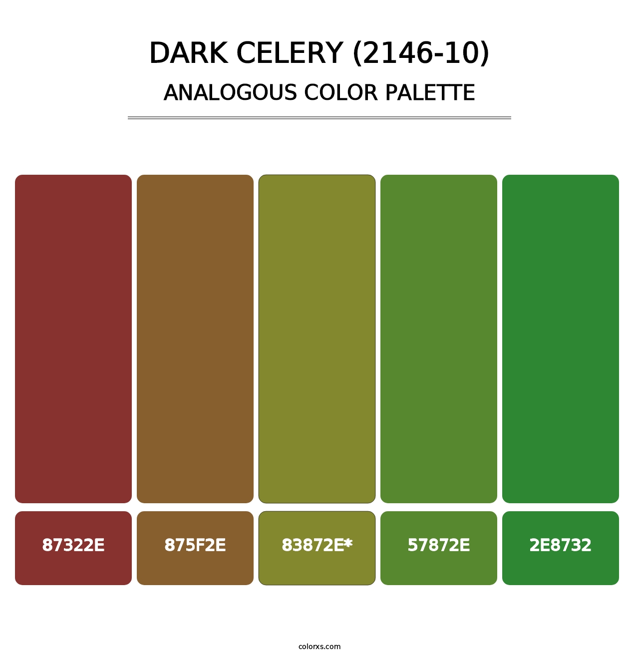 Dark Celery (2146-10) - Analogous Color Palette