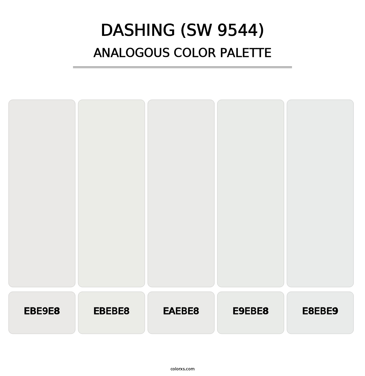 Dashing (SW 9544) - Analogous Color Palette