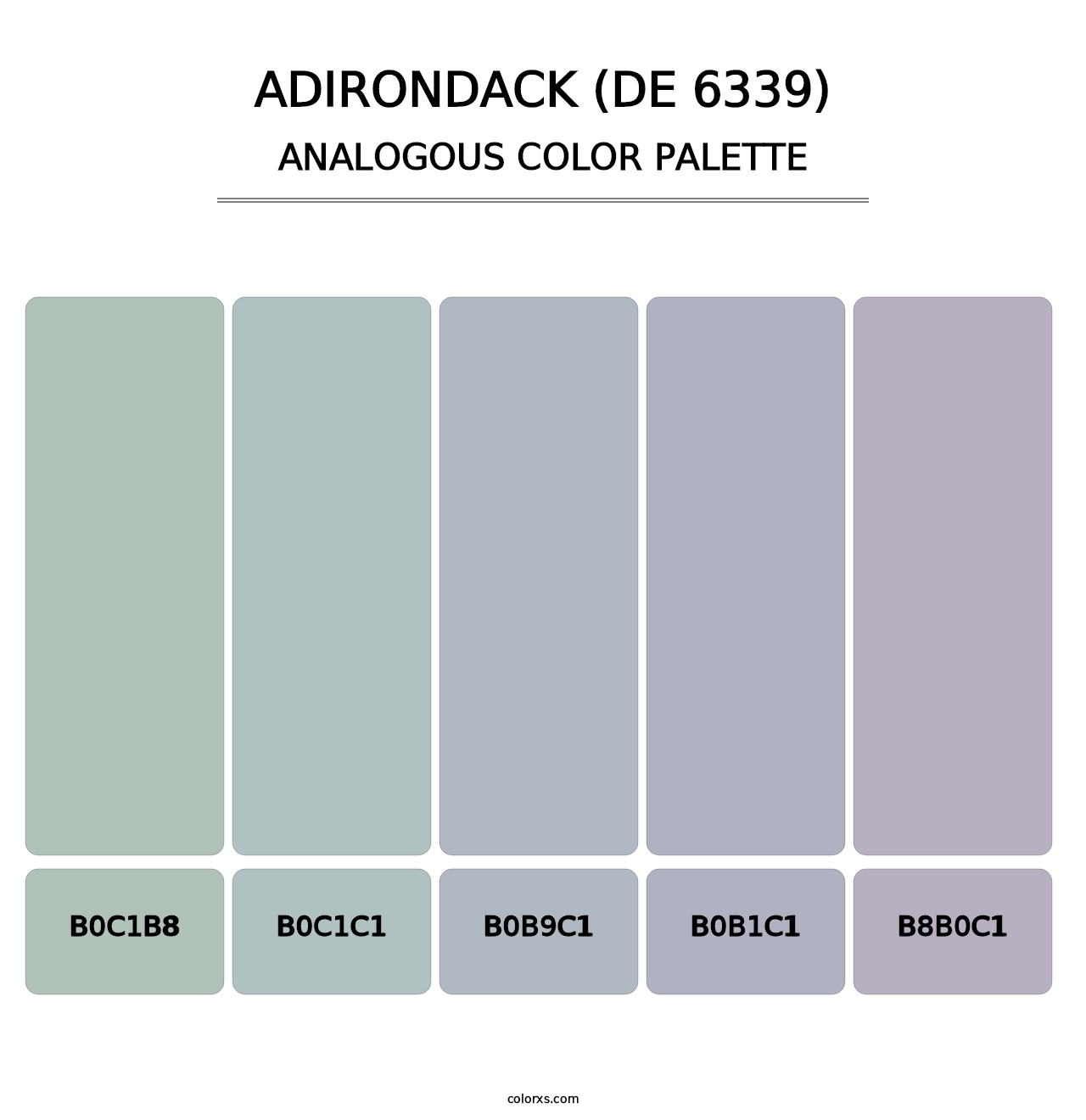 Adirondack (DE 6339) - Analogous Color Palette