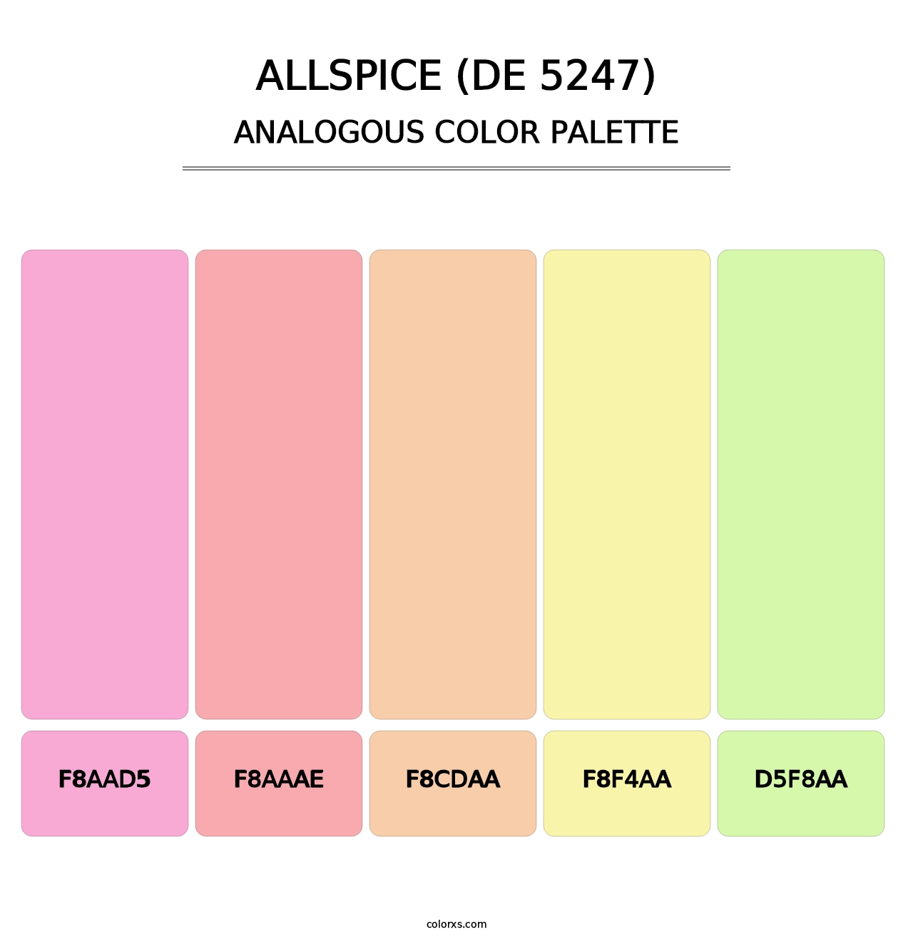 Allspice (DE 5247) - Analogous Color Palette