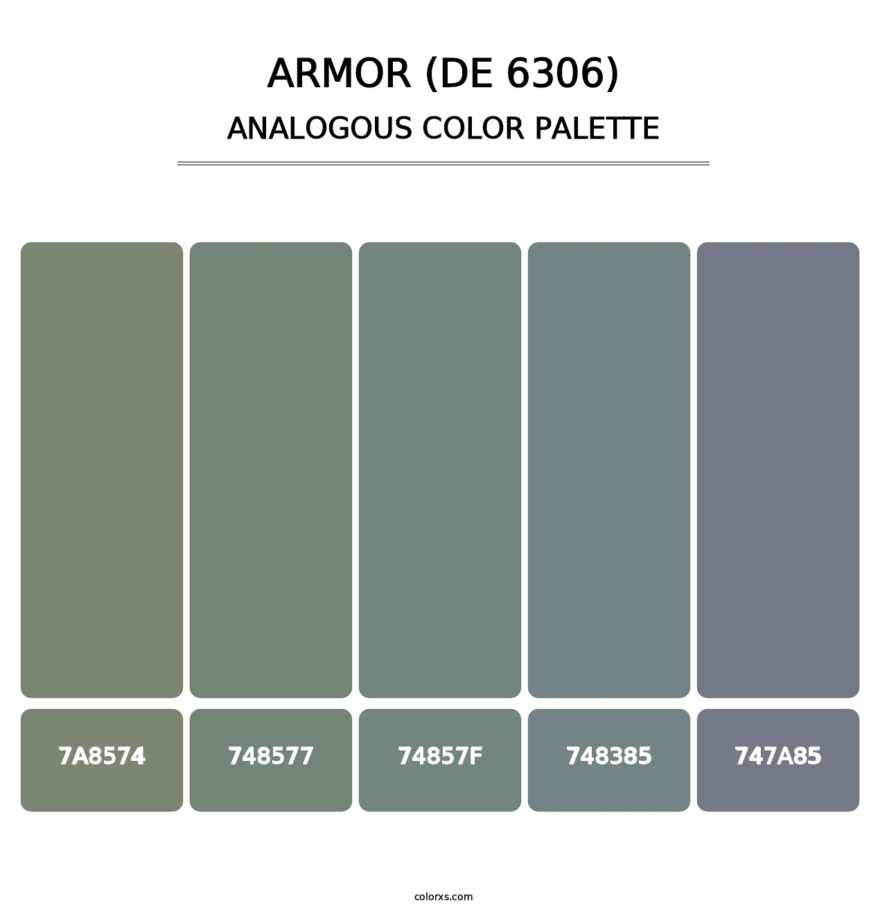 Armor (DE 6306) - Analogous Color Palette