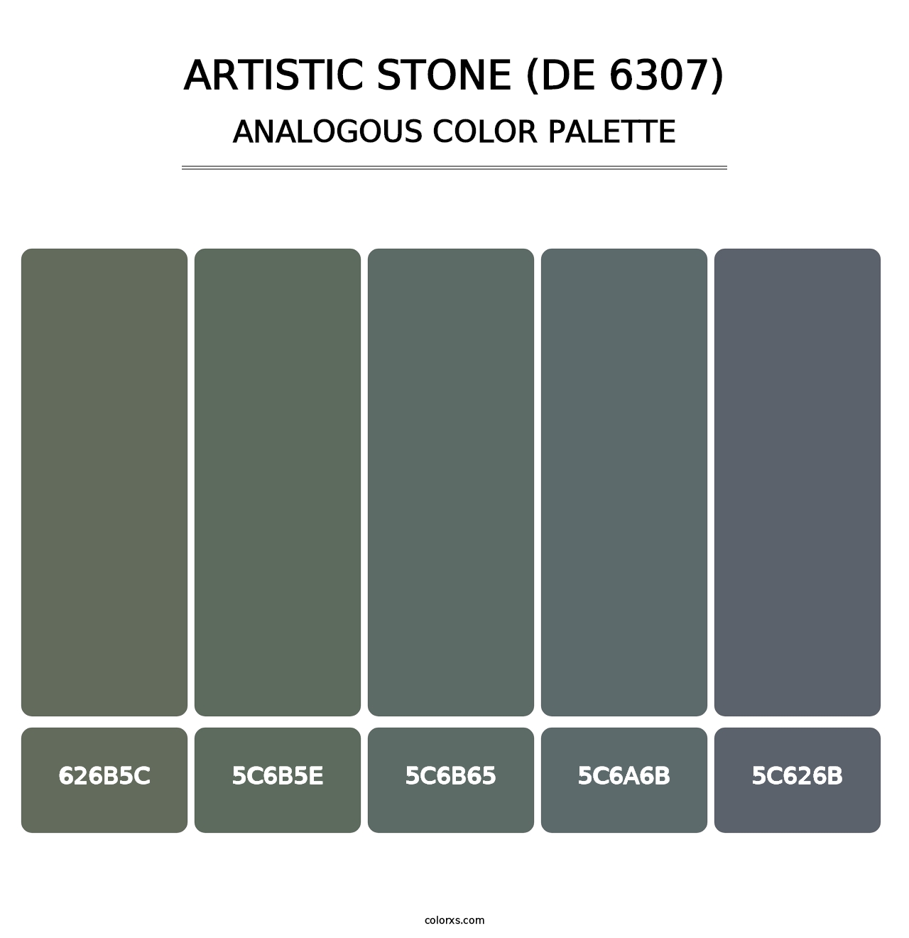 Artistic Stone (DE 6307) - Analogous Color Palette