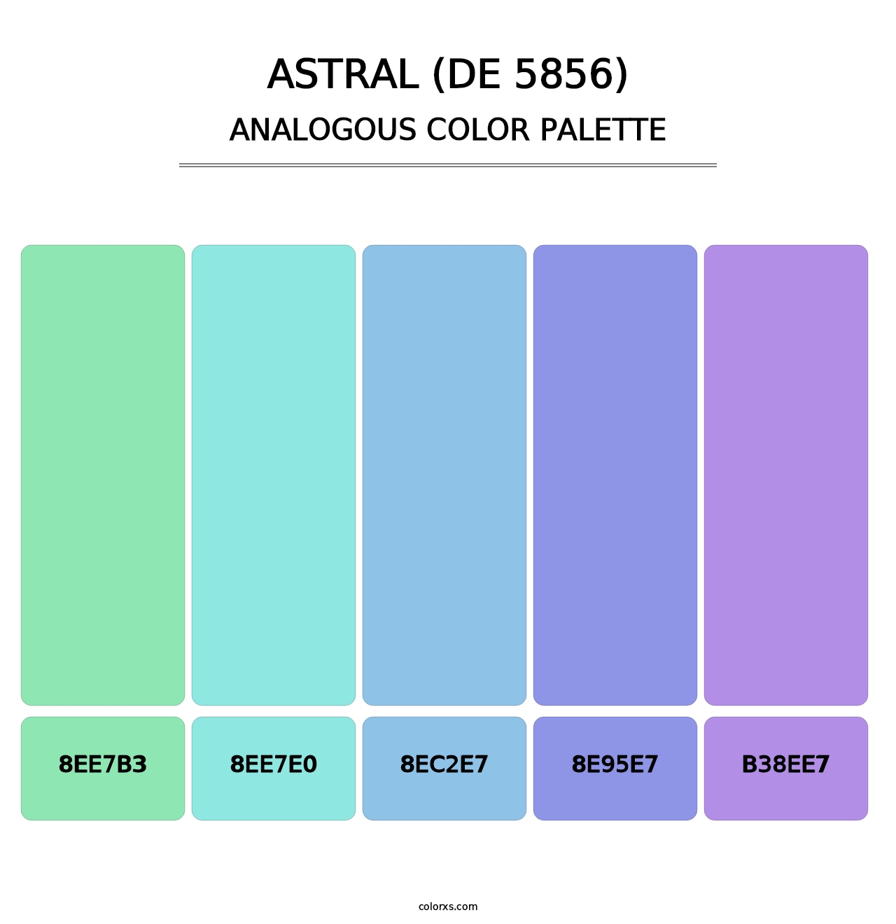 Astral (DE 5856) - Analogous Color Palette