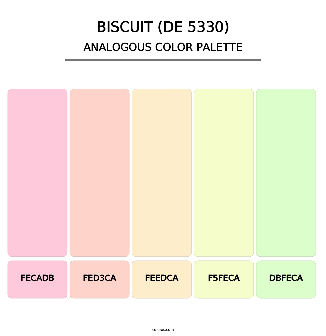 Biscuit (DE 5330) - Analogous Color Palette
