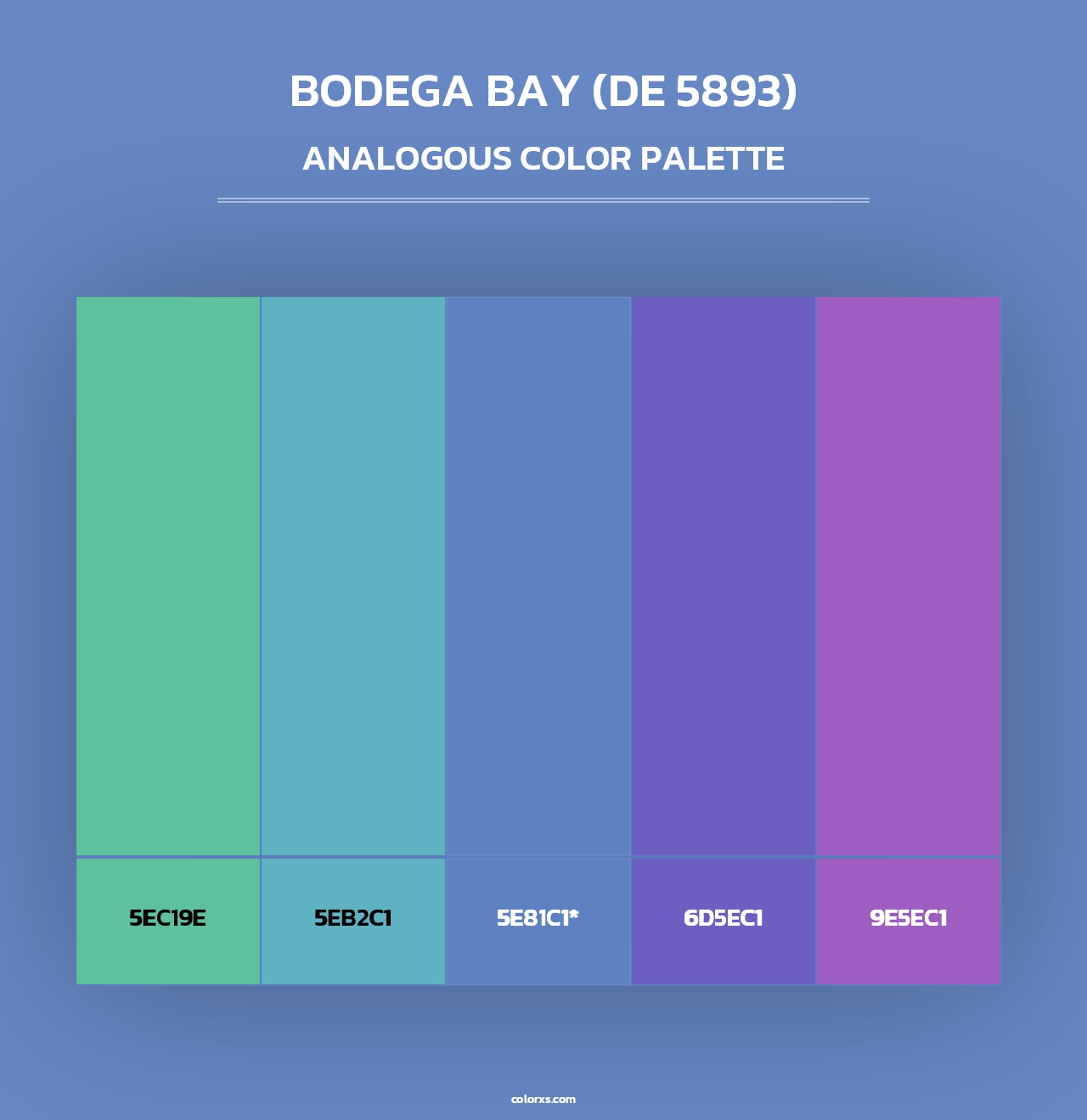 Bodega Bay (DE 5893) - Analogous Color Palette