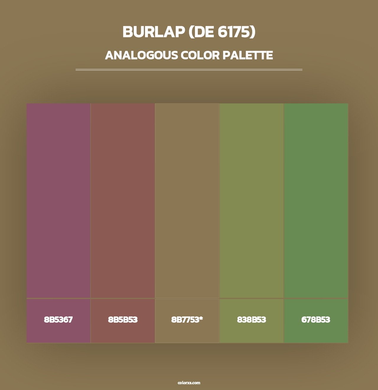 Burlap (DE 6175) - Analogous Color Palette