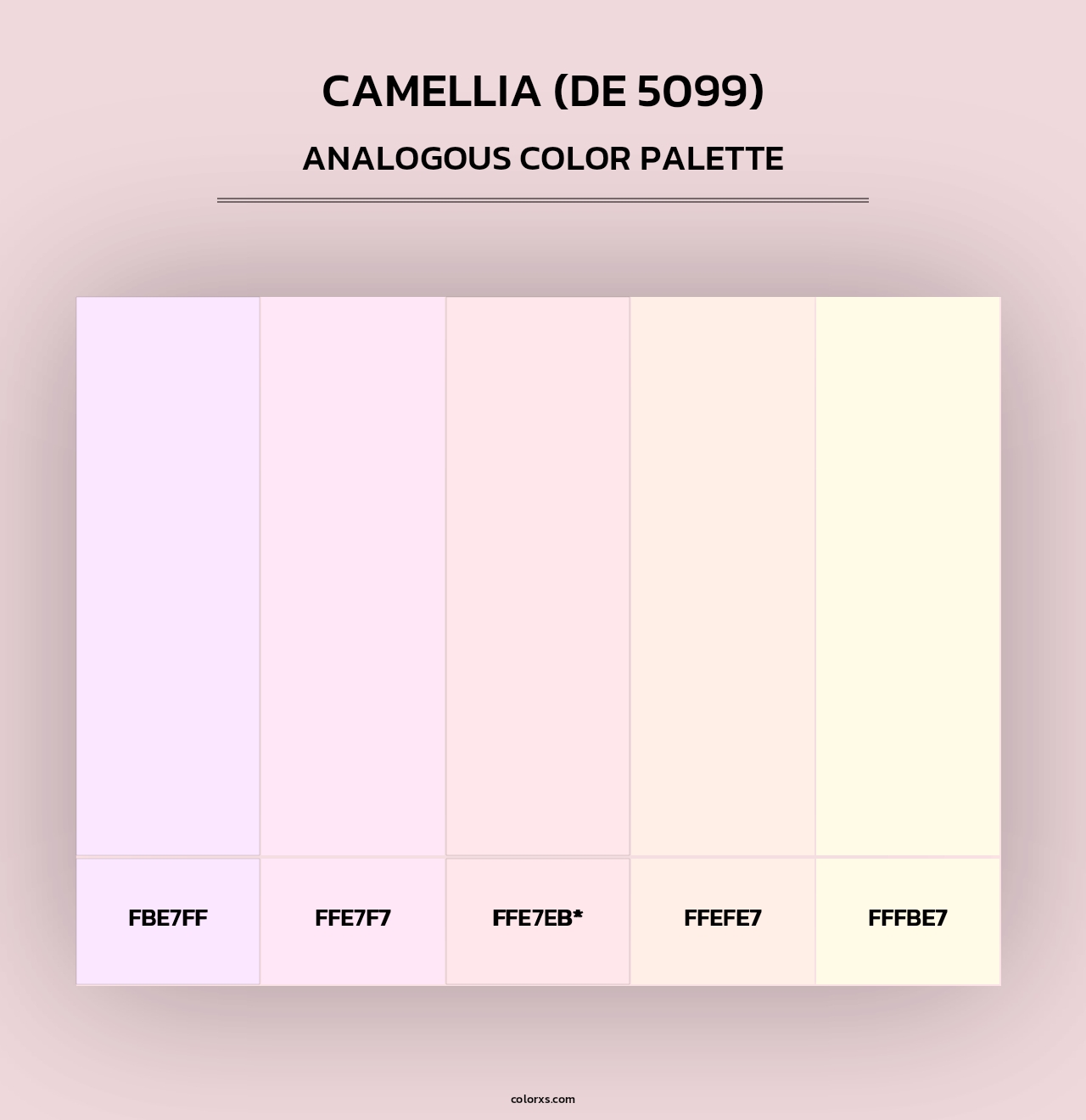 Camellia (DE 5099) - Analogous Color Palette