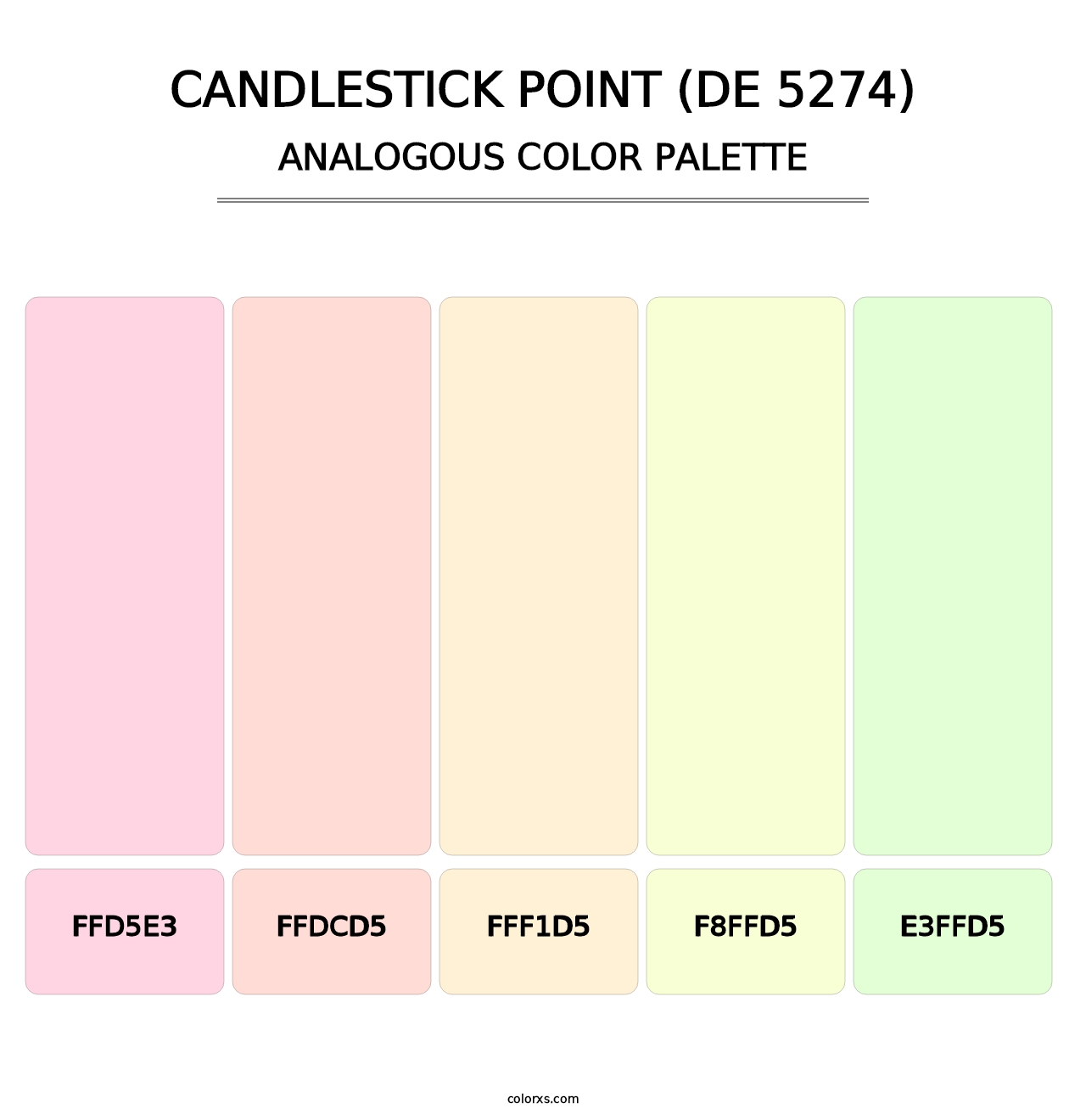 Candlestick Point (DE 5274) - Analogous Color Palette