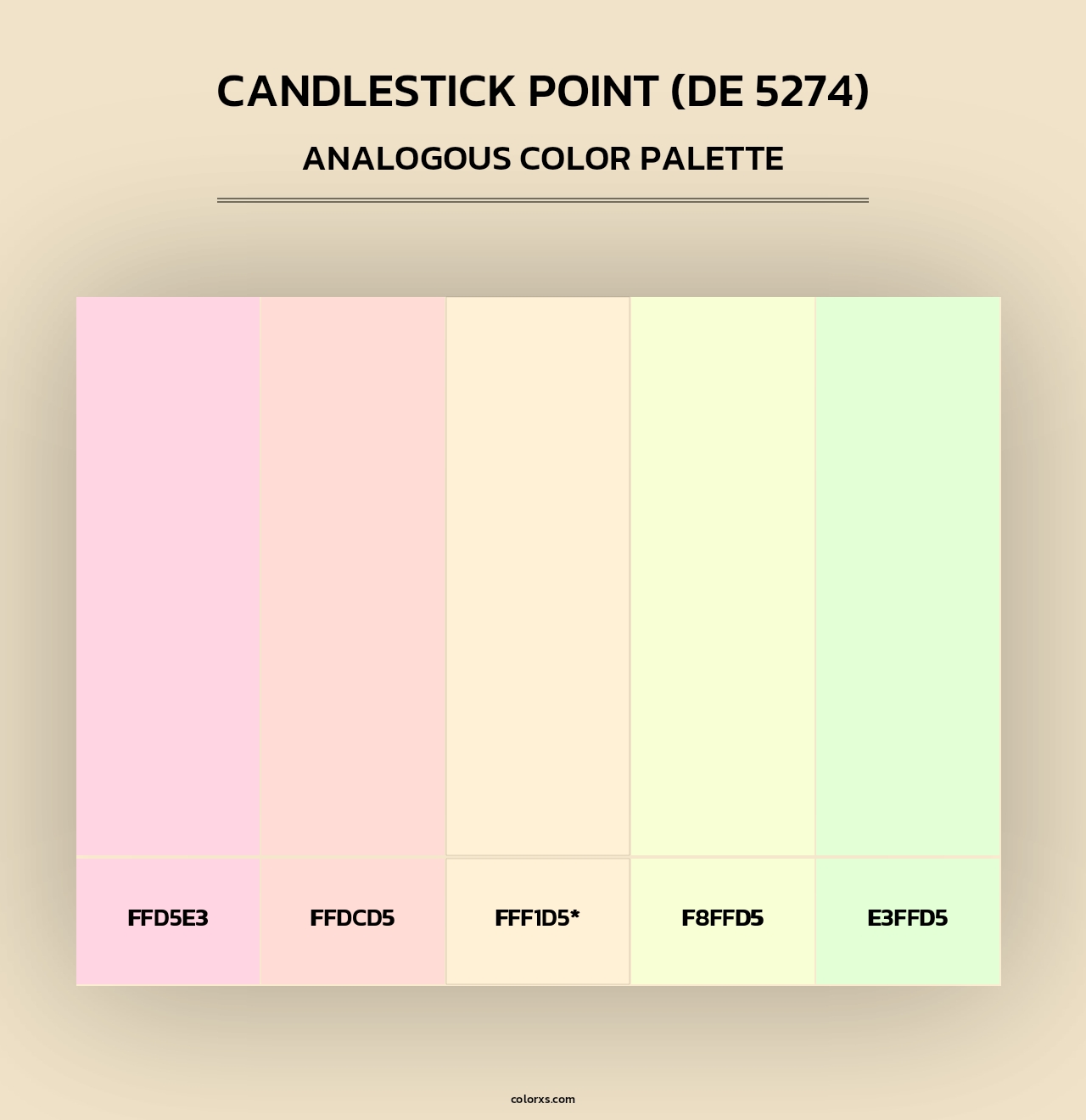 Candlestick Point (DE 5274) - Analogous Color Palette