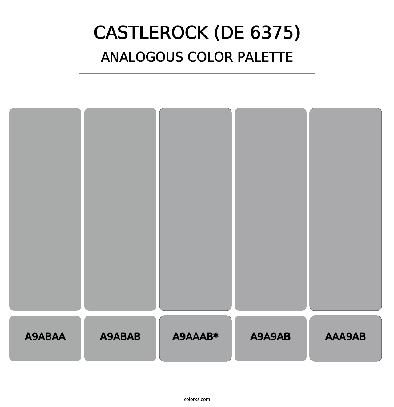 Castlerock (DE 6375) - Analogous Color Palette