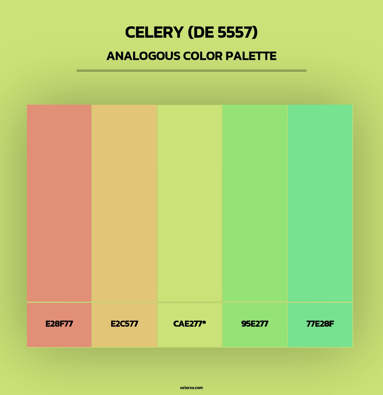 Celery (DE 5557) - Analogous Color Palette