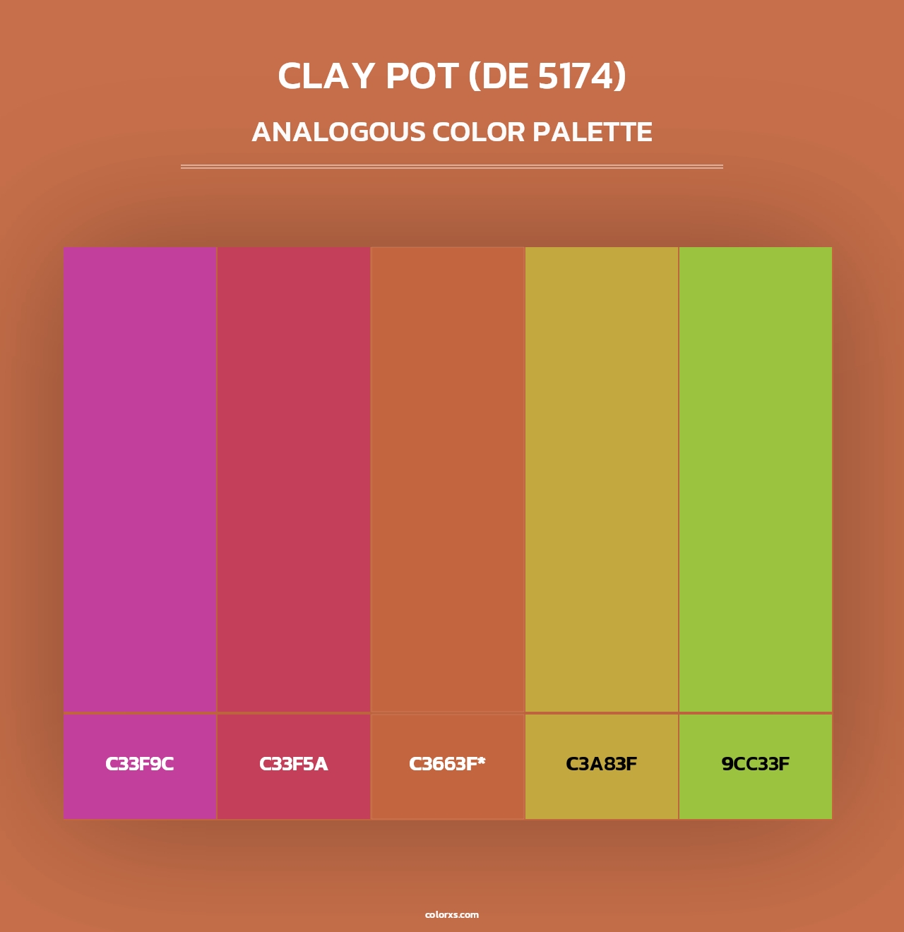 Clay Pot (DE 5174) - Analogous Color Palette