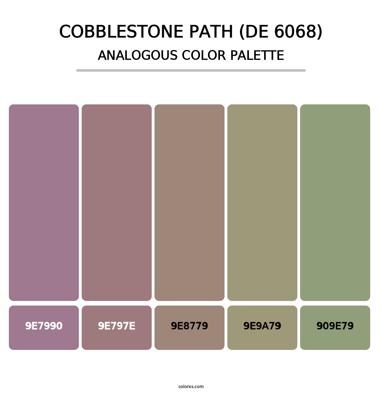 Cobblestone Path (DE 6068) - Analogous Color Palette