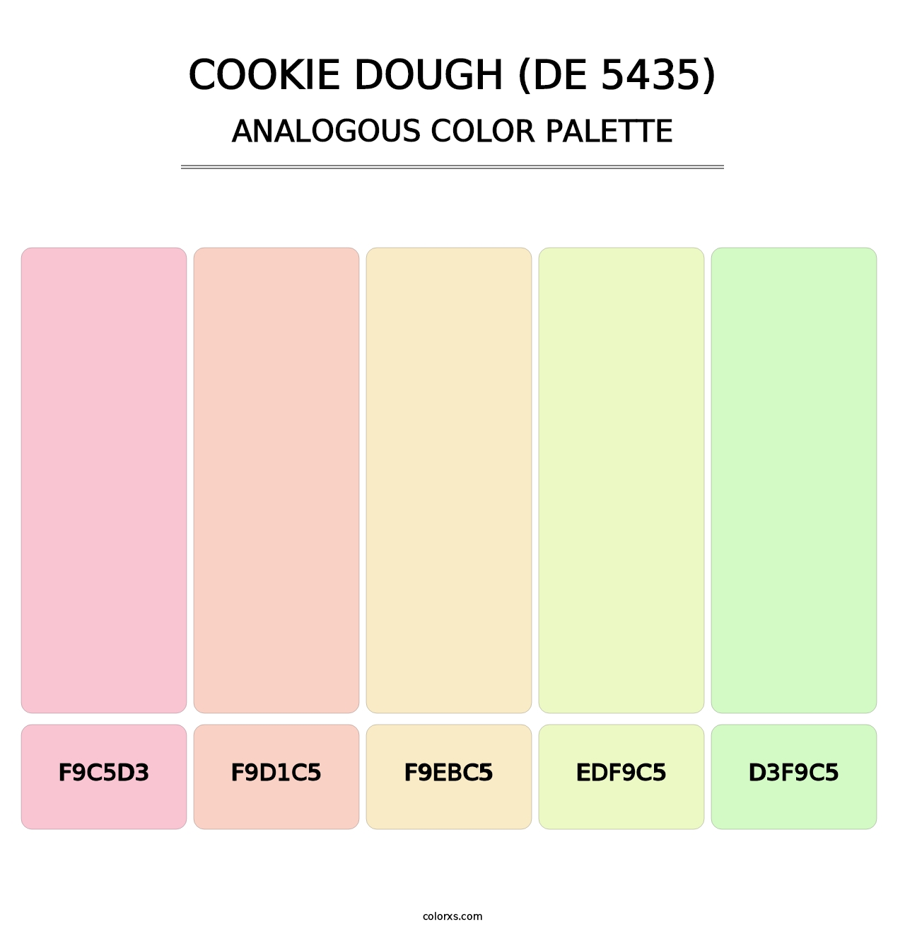 Cookie Dough (DE 5435) - Analogous Color Palette
