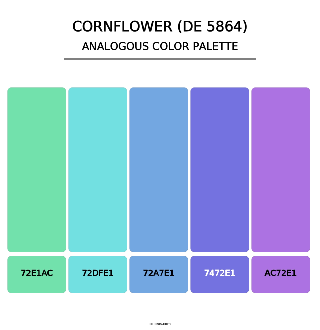 Cornflower (DE 5864) - Analogous Color Palette
