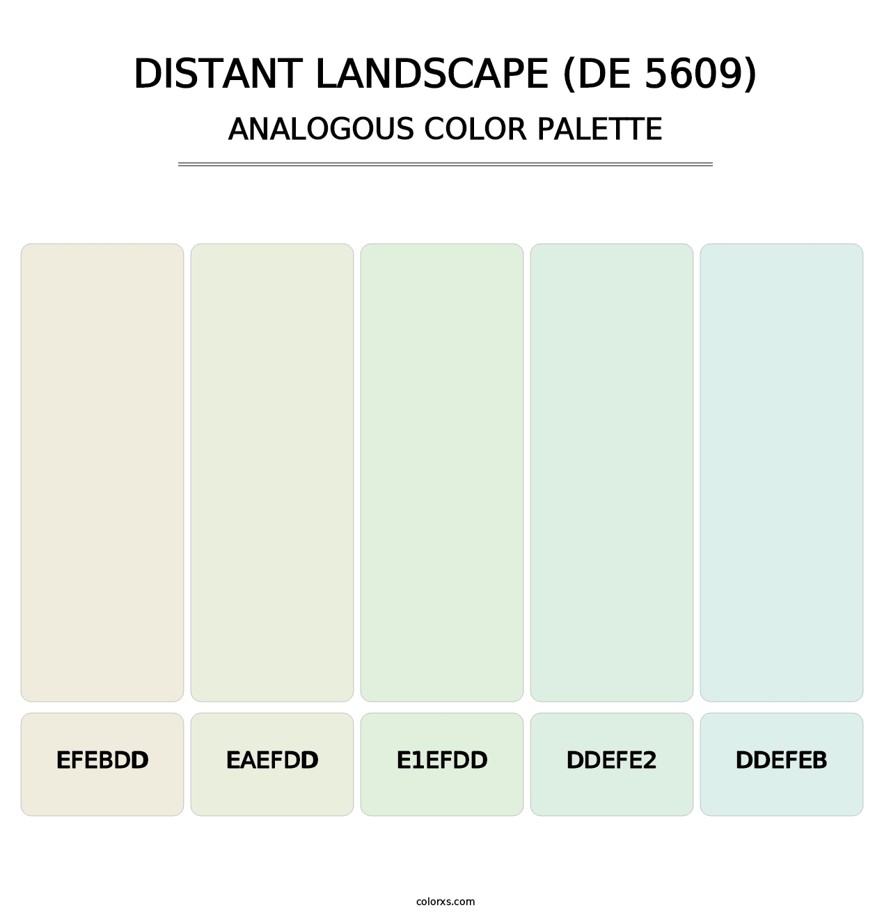 Distant Landscape (DE 5609) - Analogous Color Palette