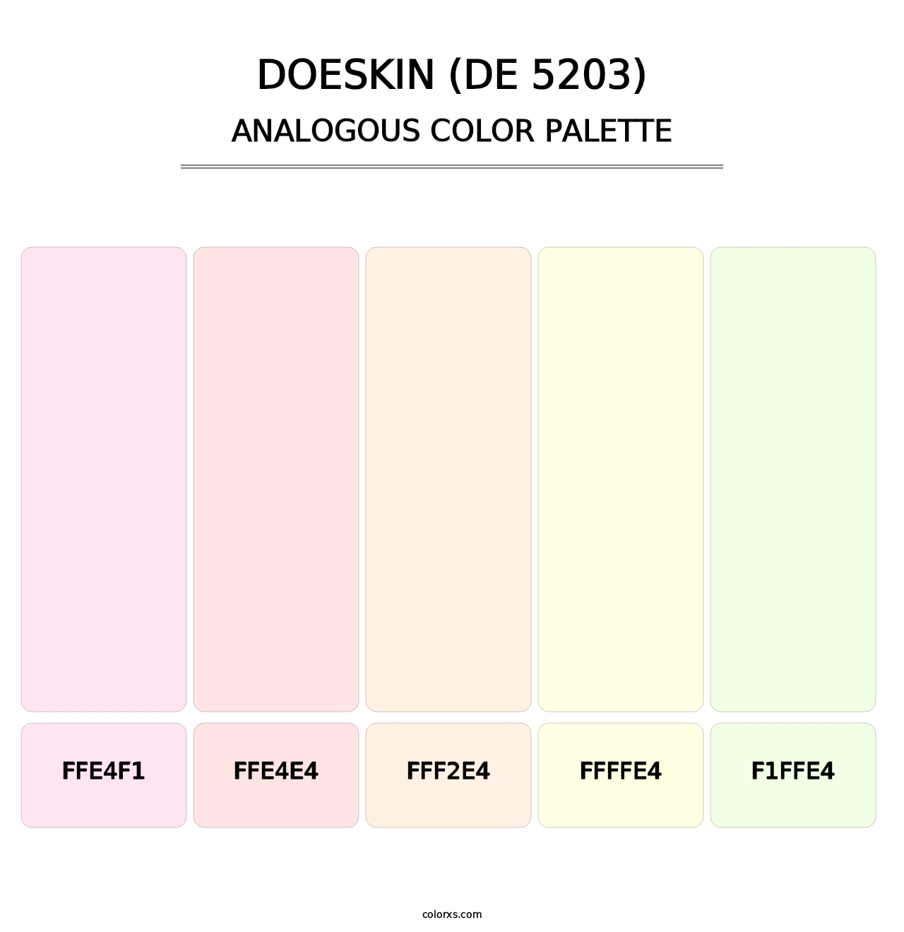 Doeskin (DE 5203) - Analogous Color Palette