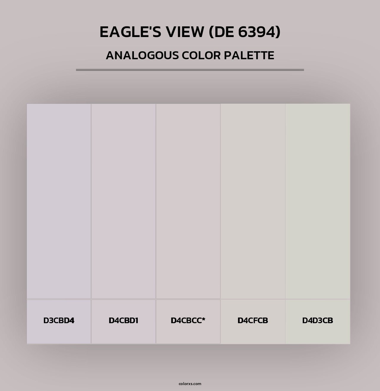 Eagle's View (DE 6394) - Analogous Color Palette
