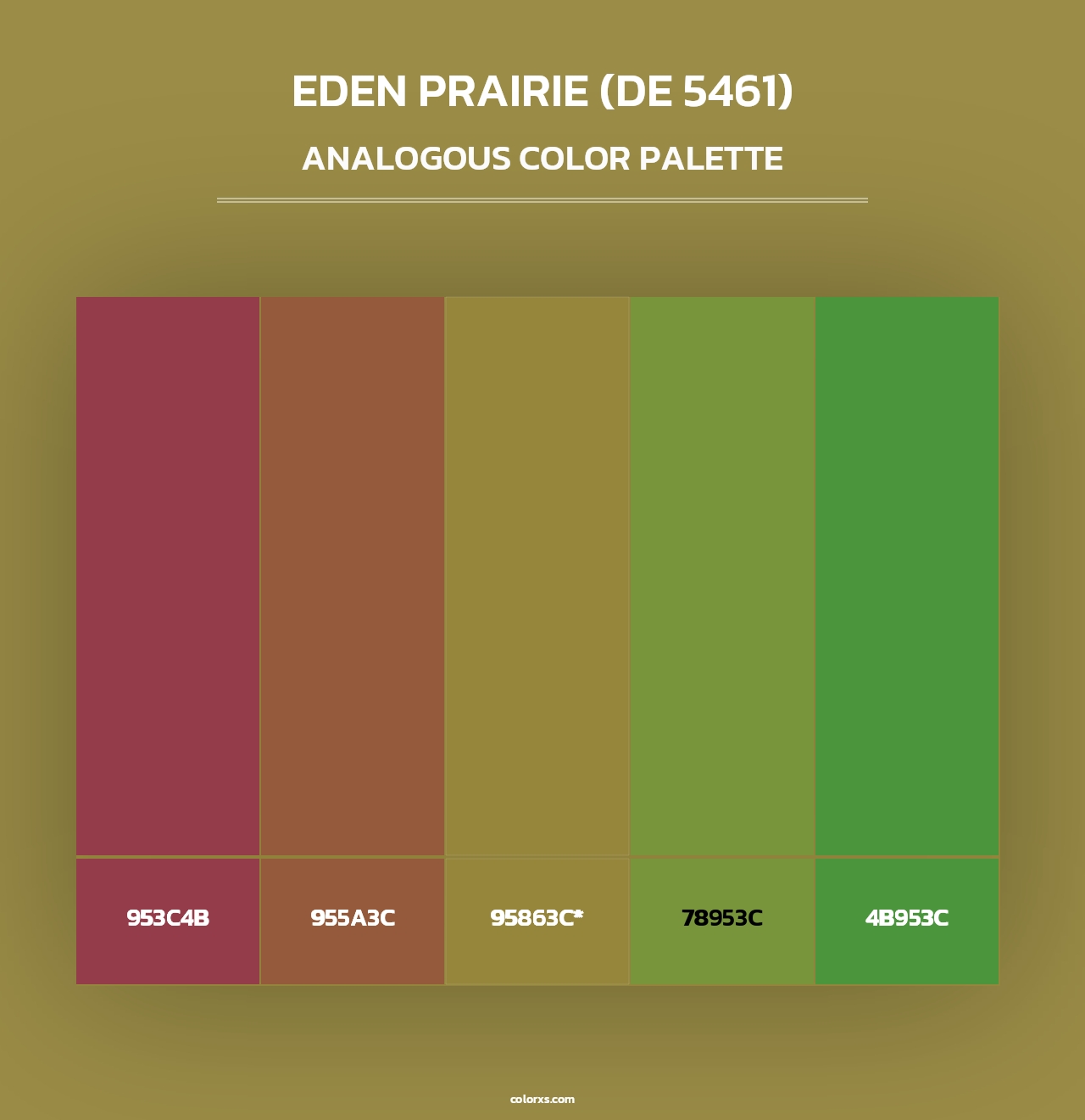 Eden Prairie (DE 5461) - Analogous Color Palette