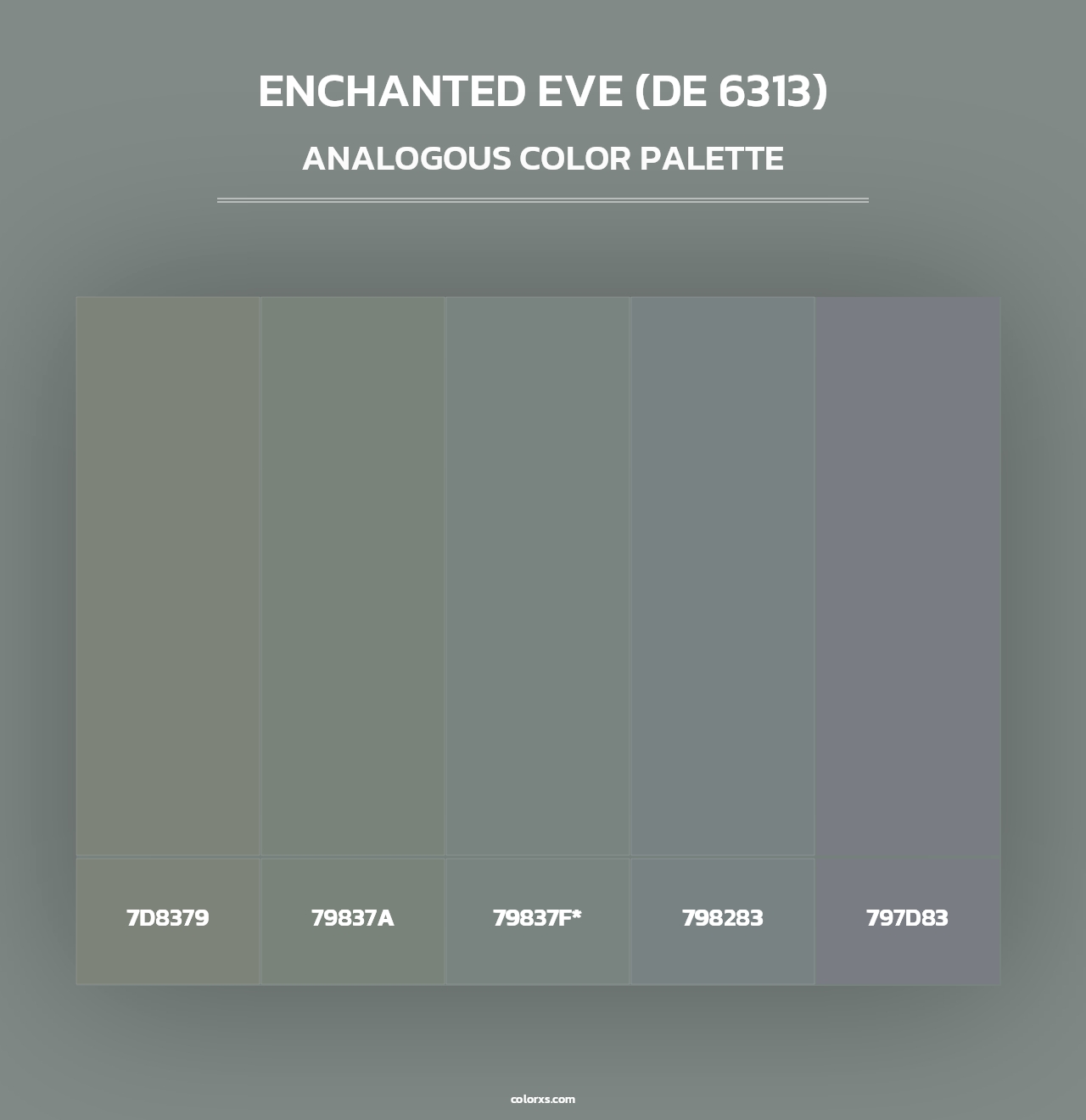 Enchanted Eve (DE 6313) - Analogous Color Palette