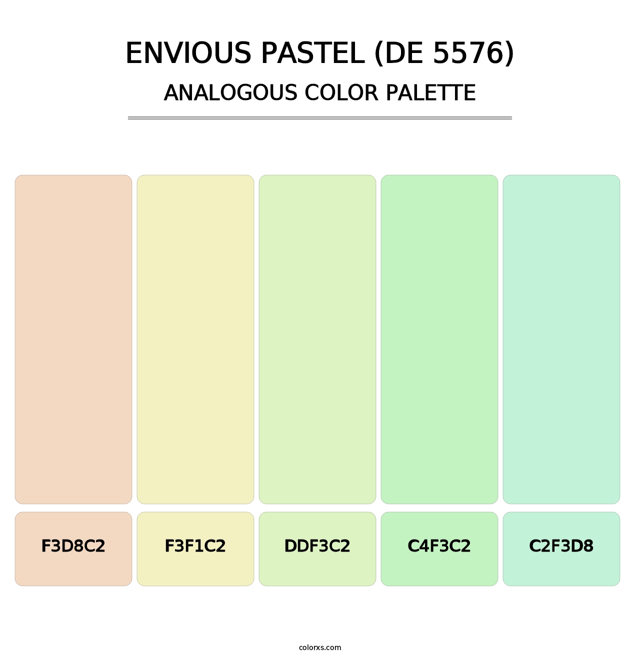 Envious Pastel (DE 5576) - Analogous Color Palette