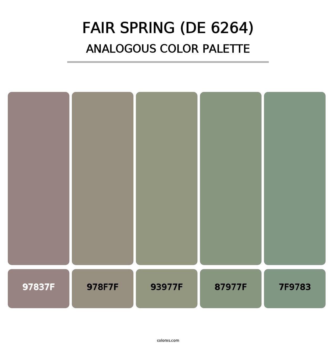 Fair Spring (DE 6264) - Analogous Color Palette