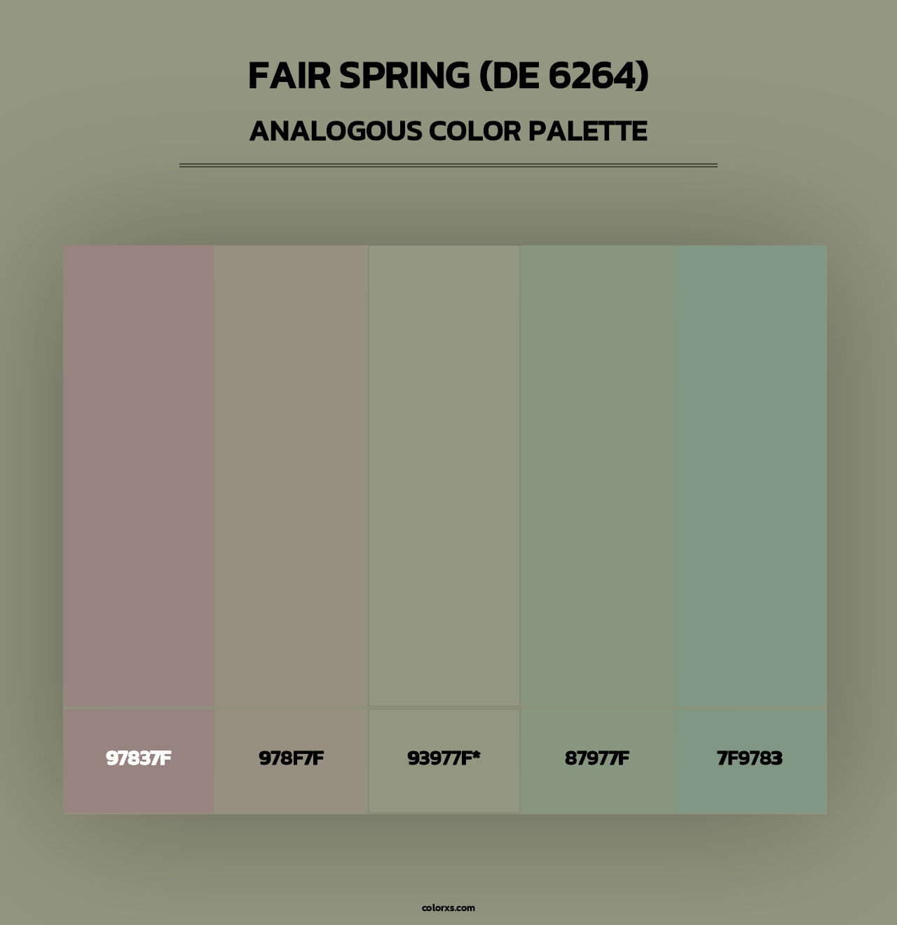 Fair Spring (DE 6264) - Analogous Color Palette