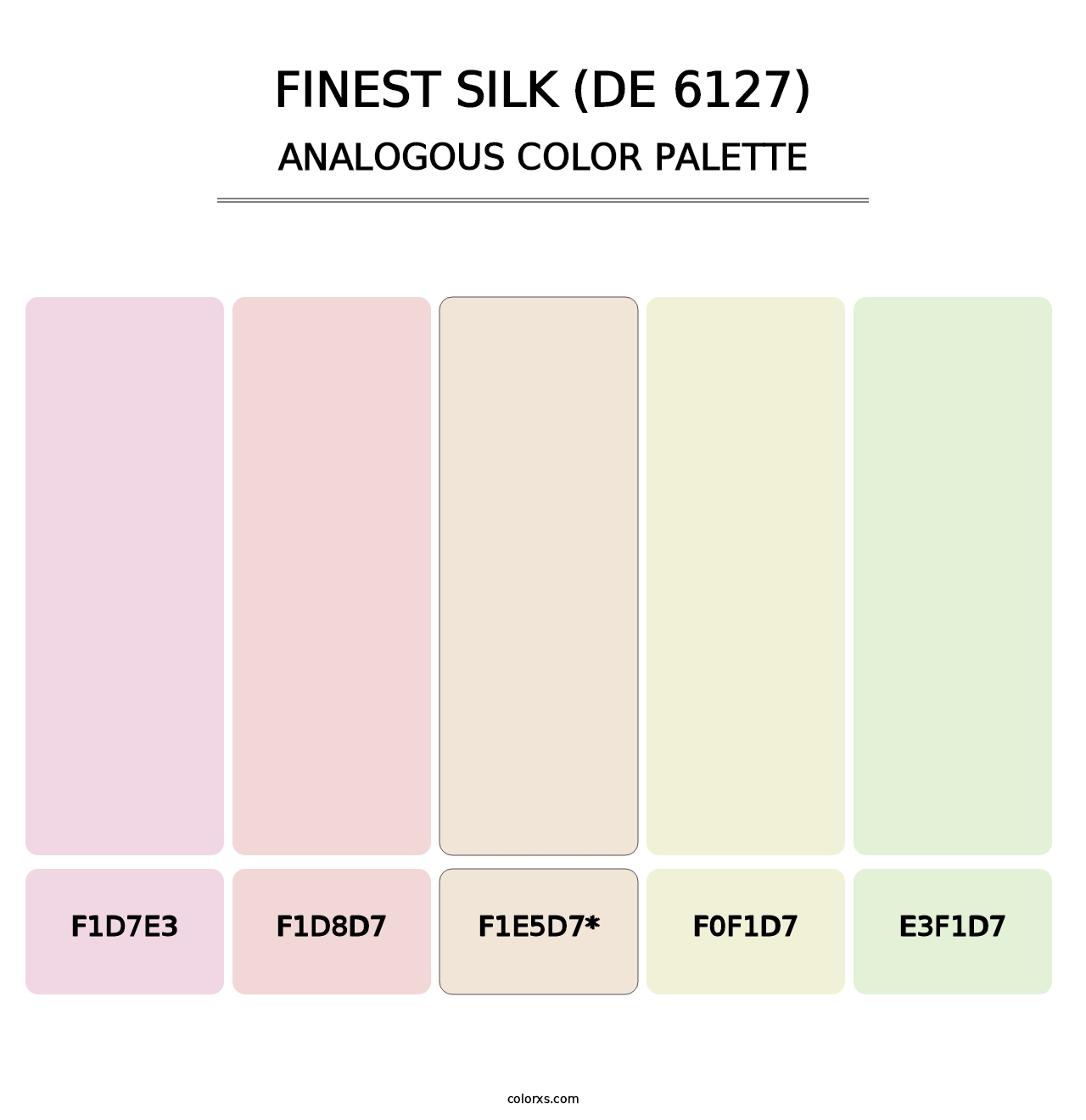 Finest Silk (DE 6127) - Analogous Color Palette