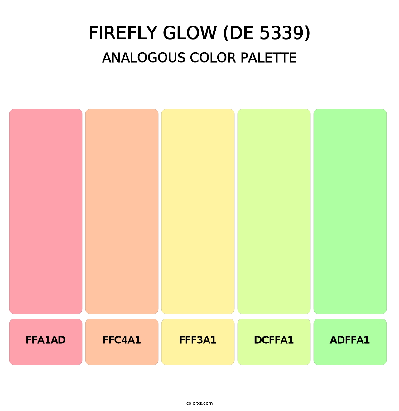 Firefly Glow (DE 5339) - Analogous Color Palette