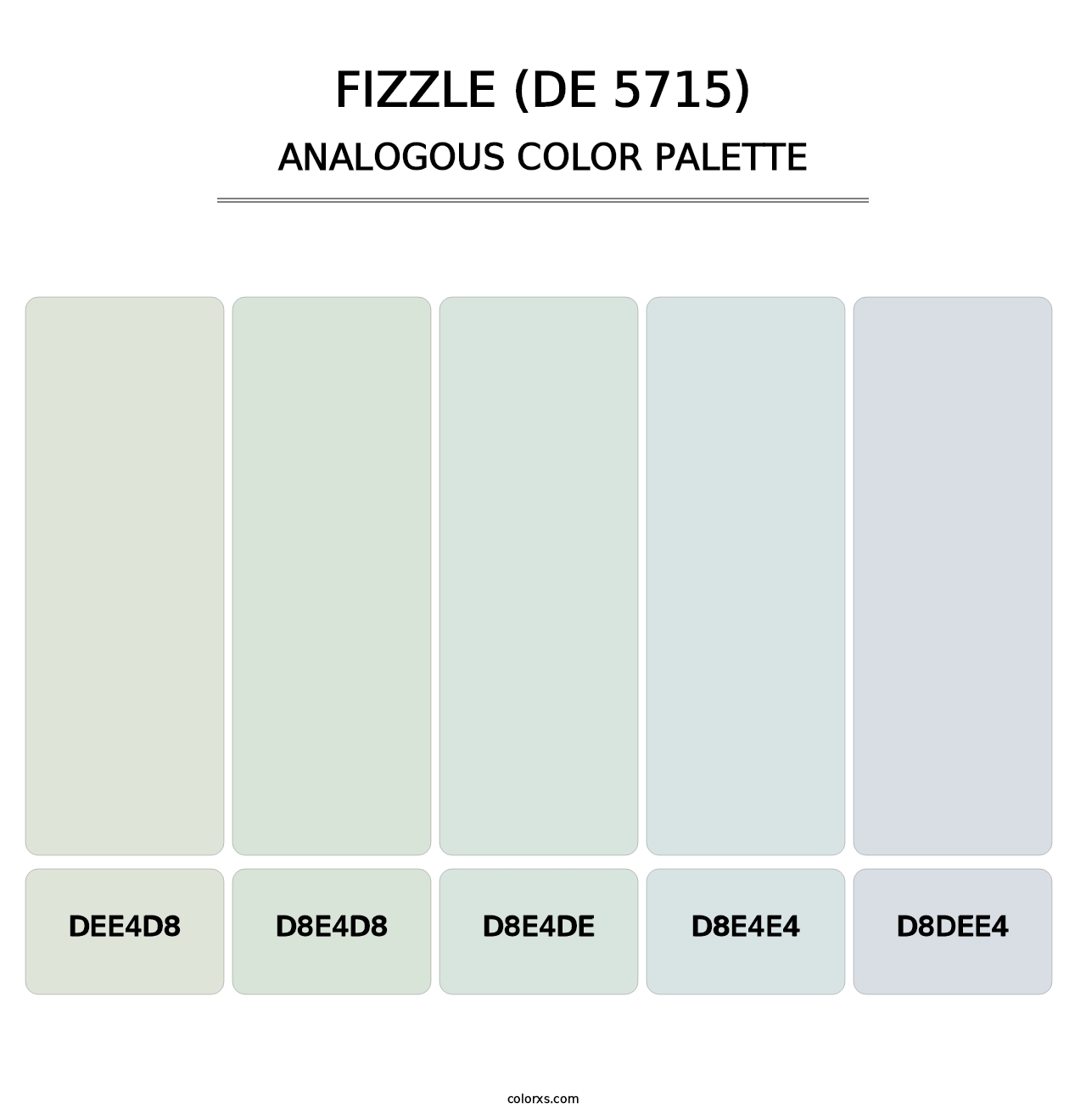 Fizzle (DE 5715) - Analogous Color Palette